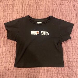 With Jean Baby Tee